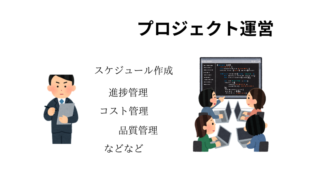 SEの役割：プロジェクト運営