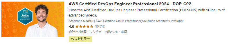 AWS Certified DevOps Engineer Professional 2024 - DOP-C02詳細