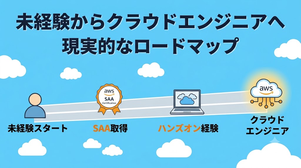未経験からクラウドエンジニアへ:必要なAWS資格と現実的なロードマップ