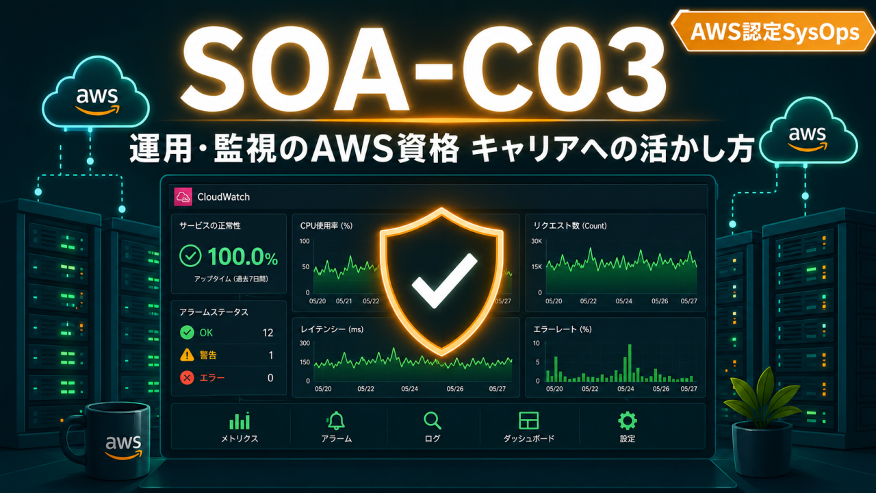 AWS SOA-C03（SysOpsアドミニストレーターアソシエイト）合格後のキャリアパス