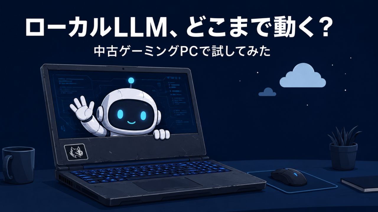 ローカルLLM、どこまで動く？